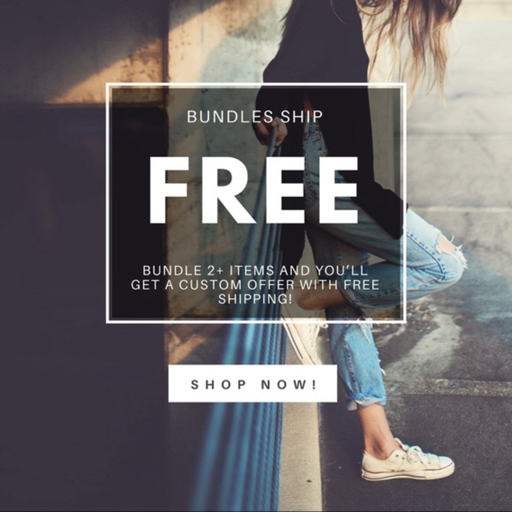 Bundles ship for free!!!